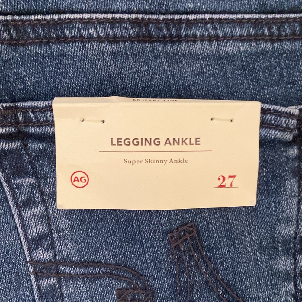 AG Adriano Goldschmied Super Skinny Ankle, Style: EMP1389, 27Rx28, NWT $198 MSRP - Picture 13 of 13